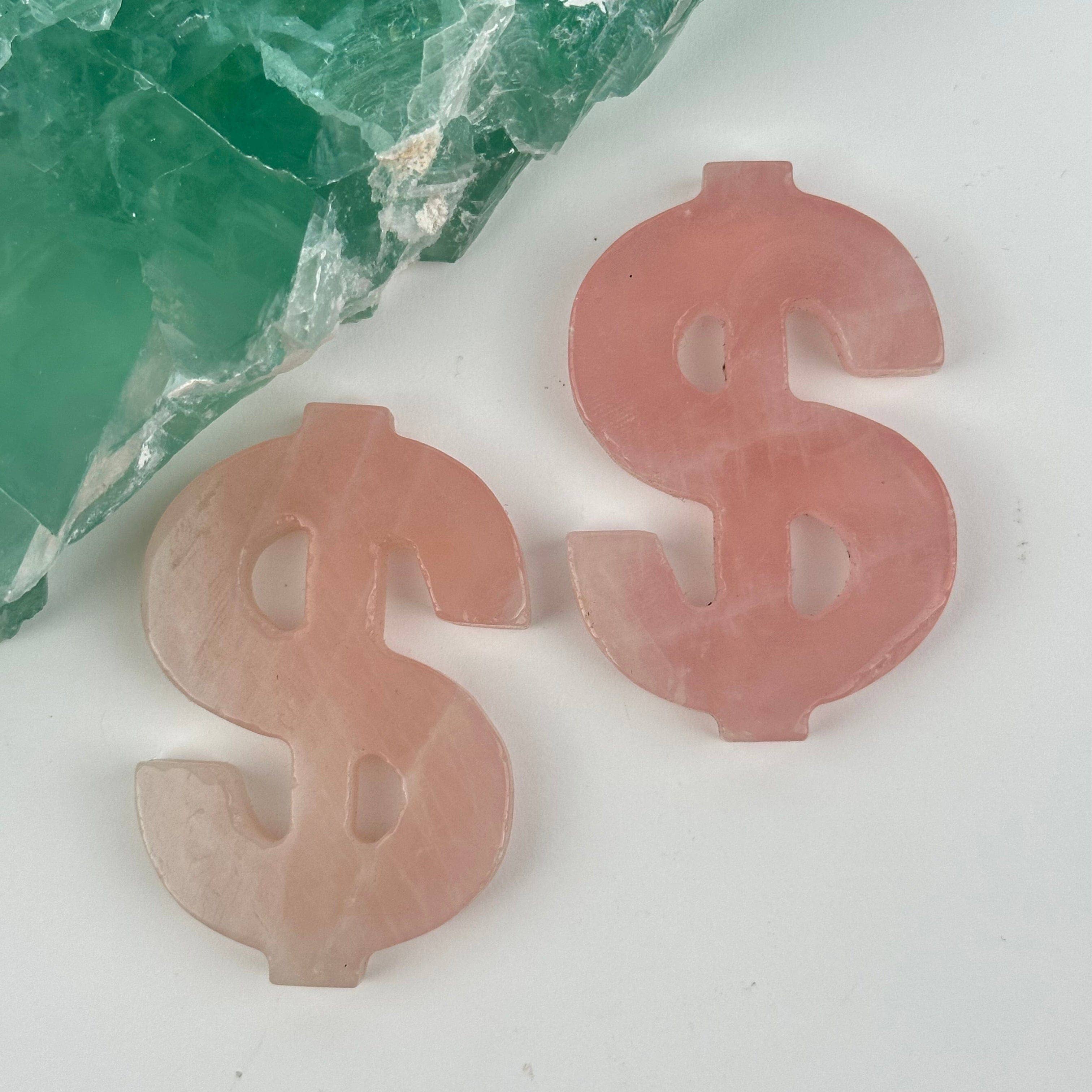 Gemstone Crystal Money Symbol: Fluorite