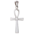 Thin Ankh Pendant: Sterling Silver