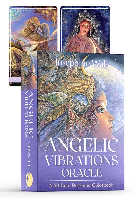 Angelic Vibrations Oracle by Josephine Wall: Flashcards 128 pages / English