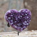 Amethyst Carved Heart