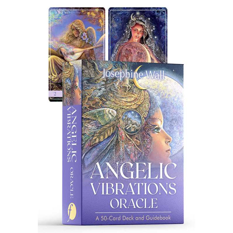 Angelic Vibrations Oracle by Josephine Wall: Flashcards 128 pages / English
