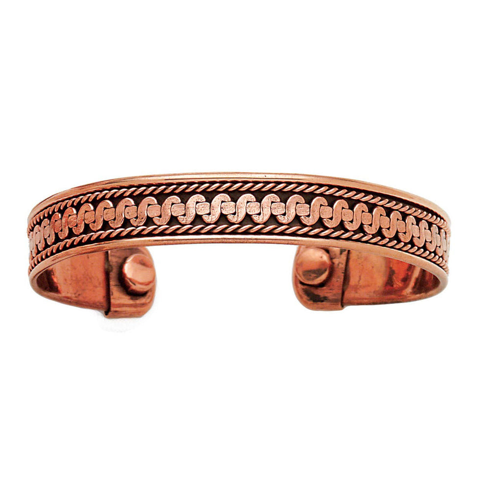 Copper S Chain w/Magnets Bracelet