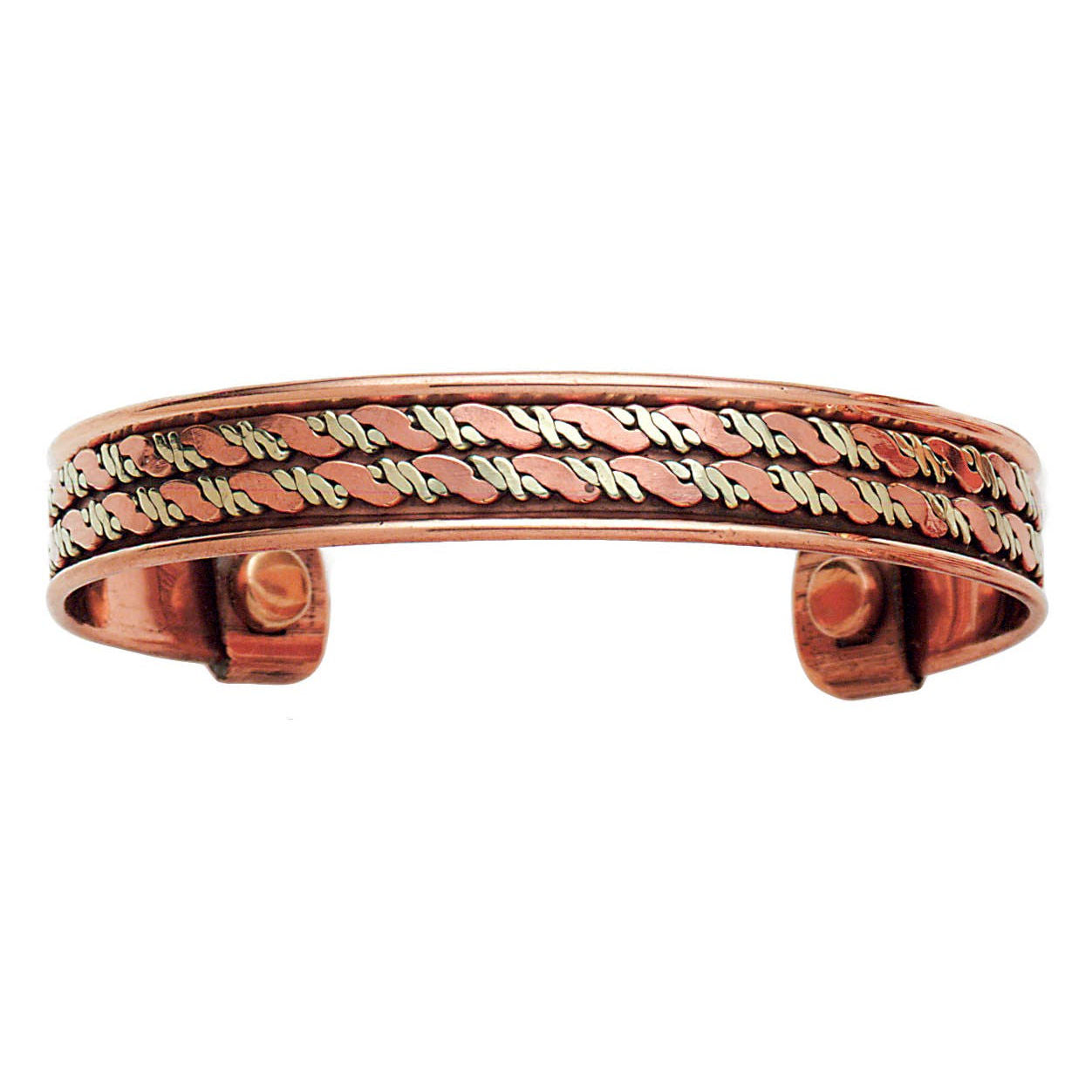 Copper & Brass w/Magnets Bracelet