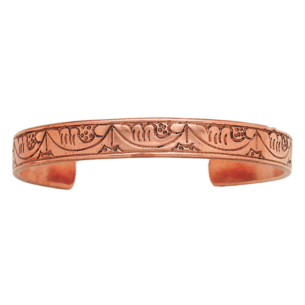 Floral Copper Bracelet