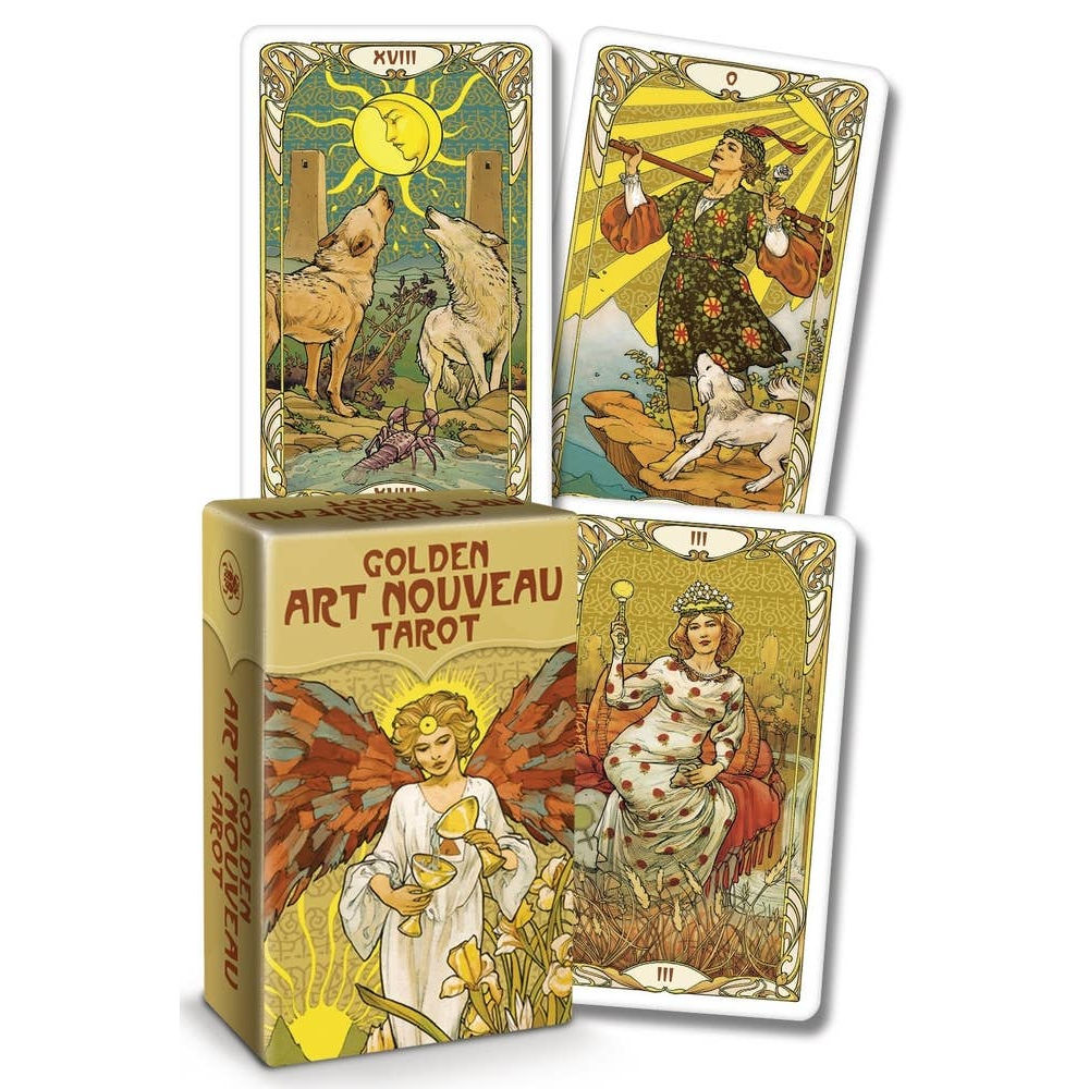Golden Art Nouveau Tarot Mini
