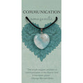 Heart Pendants: Communication (Amazonite)