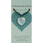 Heart Pendants: Communication (Amazonite)