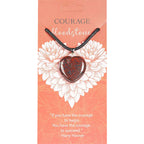 Heart Pendants: Courage (Bloodstone)