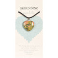 Heart Pendants: Grounding (Unakite)