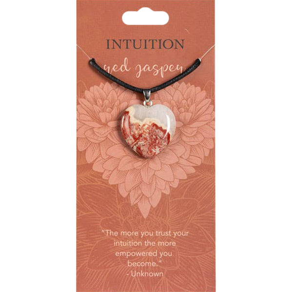 Heart Pendants: Intuition (Red Jasper)