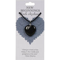 Heart Pendants: New Beginnings (Obsidian)