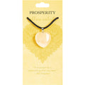 Heart Pendants: Prosperity (Yellow Calcite)