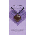 Heart Pendants: Optimism (Purple Aventurine)