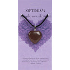 Heart Pendants: Optimism (Purple Aventurine)