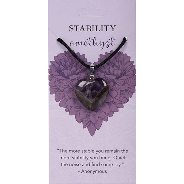 Heart Pendants: Stability (Amethyst)