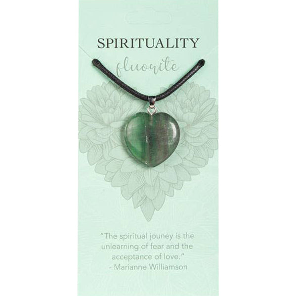 Heart Pendants: Spirituality (Fluorite)