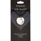 Heart Pendants: Wisdom (White Howlite)