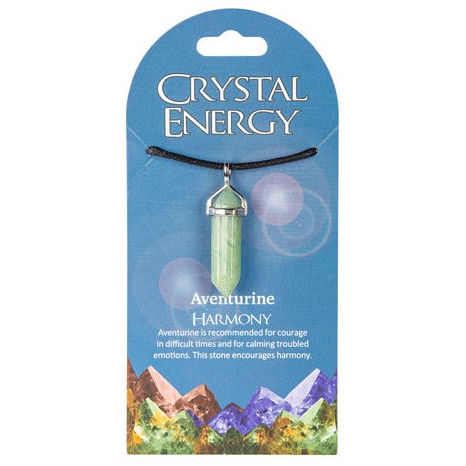 Crystal Energy Pendants: Harmony (Green Aventurine)