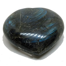 Labradorite Heart