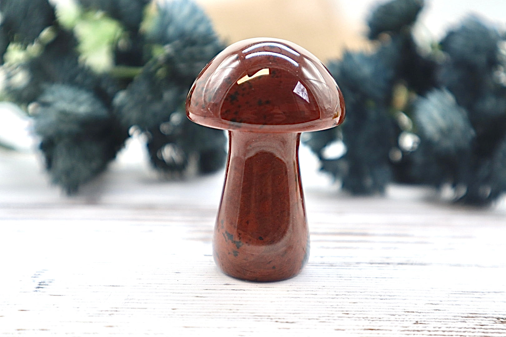 Mahogany Obsidian Mushroom