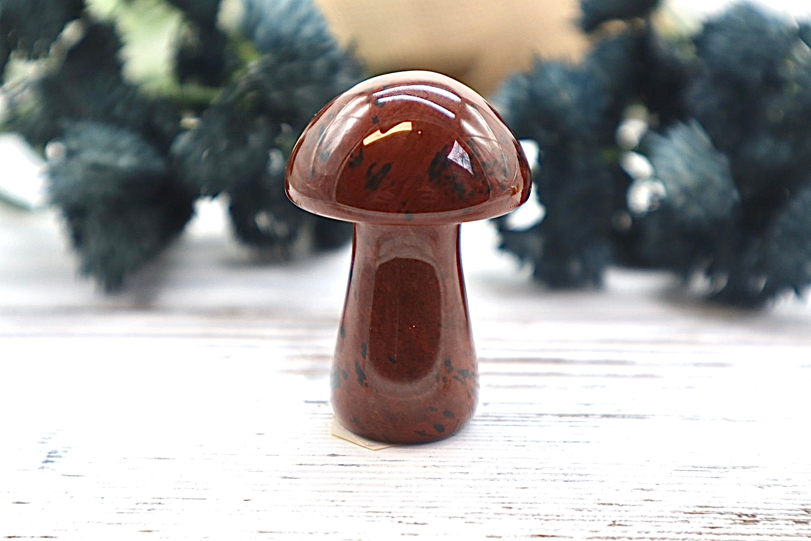Mahogany Obsidian Mushroom