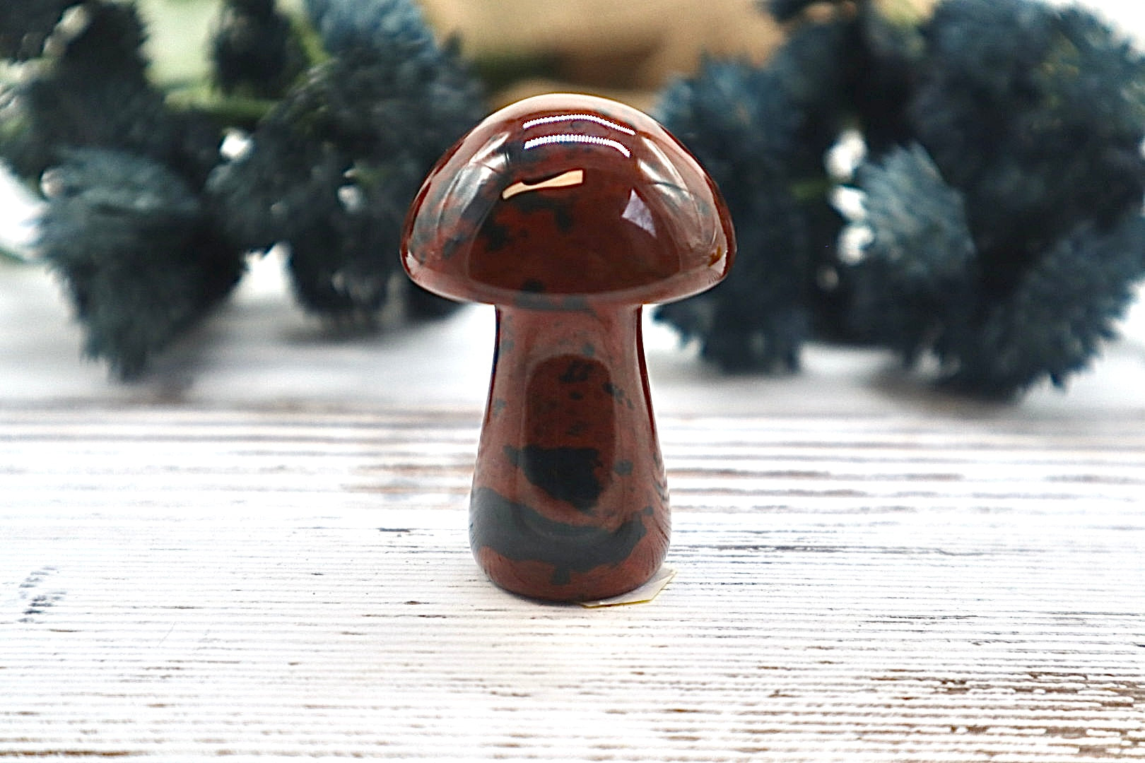 Mahogany Obsidian Mushroom