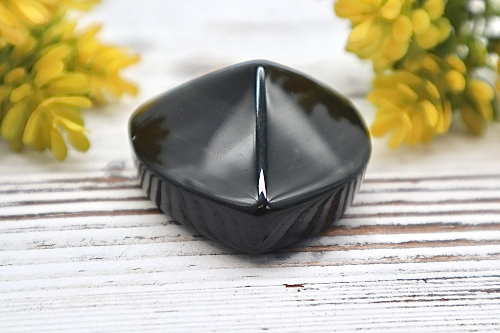 Rainbow Obsidian Heart
