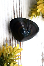 Rainbow Obsidian Heart