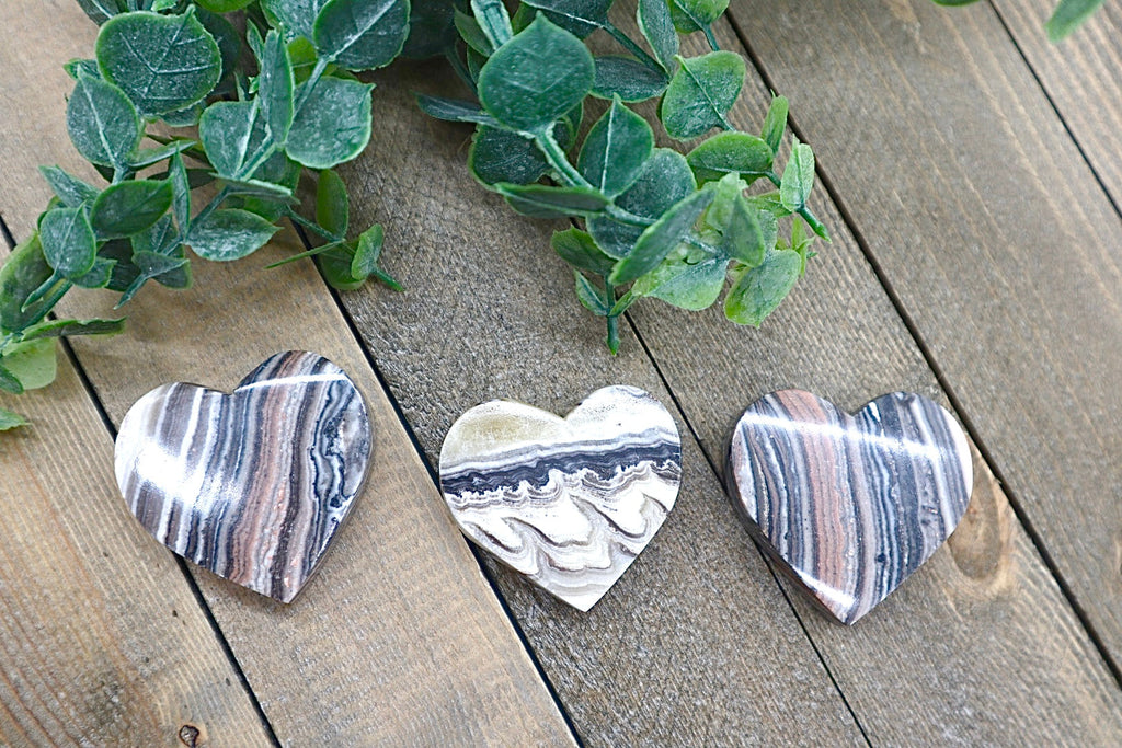 Banded Onyx Heart