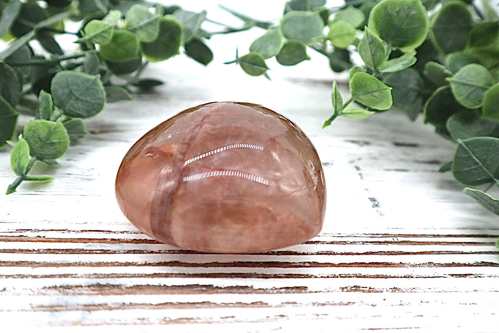 Hematoid Quartz Heart