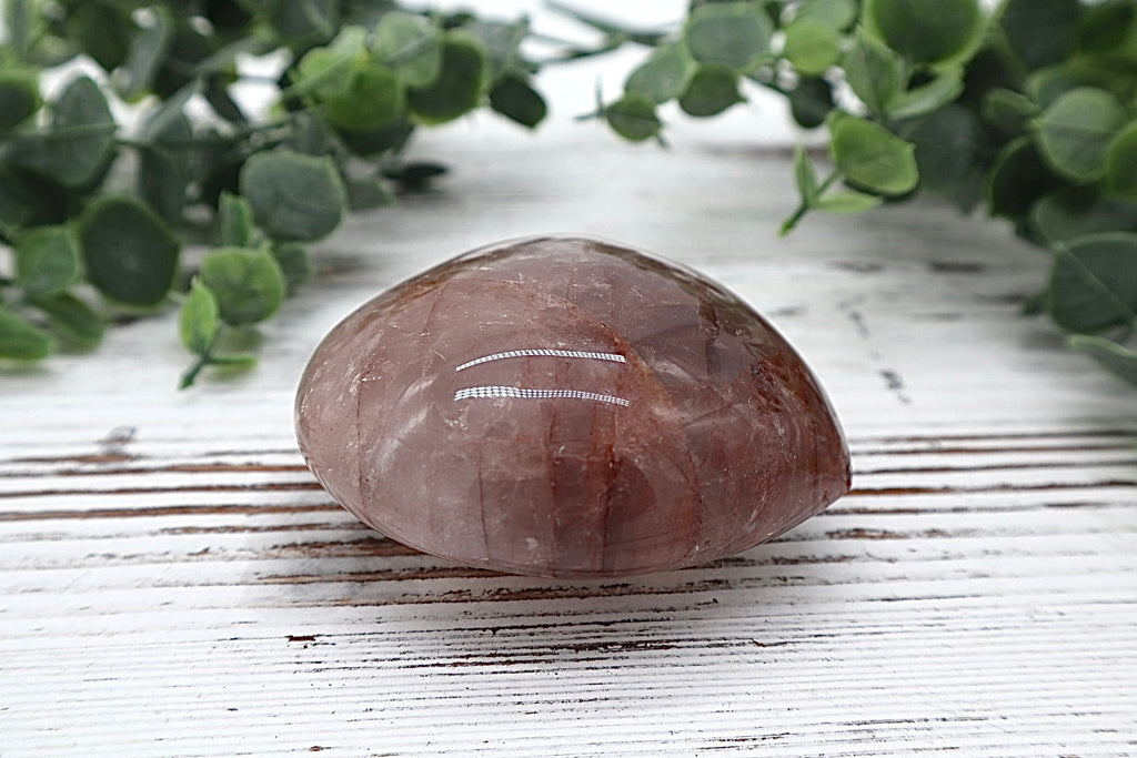 Hematoid Quartz Heart