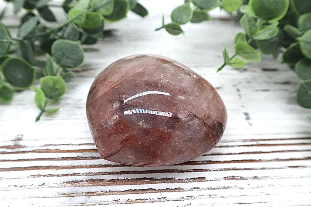 Hematoid Quartz Heart