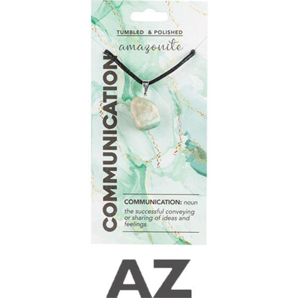 Polished Tumbled Pendants: AMAZONITE