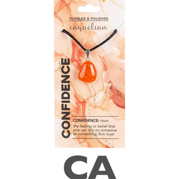 Polished Tumbled Pendants: CARNELIAN