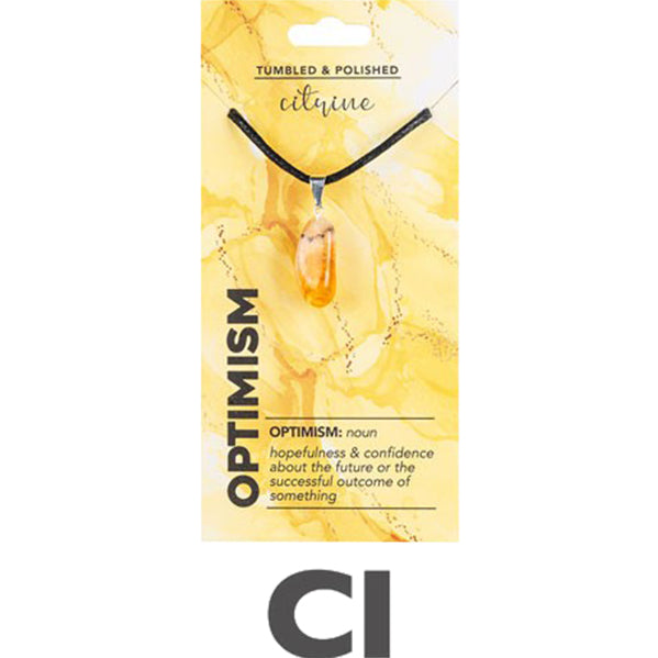 Polished Tumbled Pendants: CITRINE