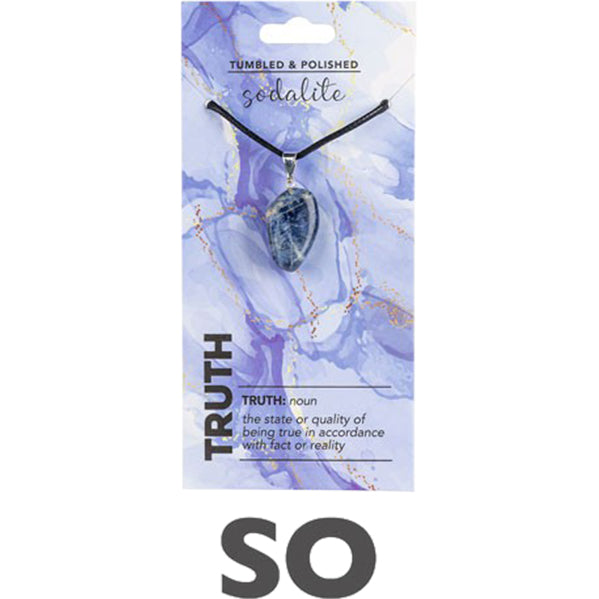 Polished Tumbled Pendants: SODALITE