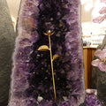 Carved Crystal Rose