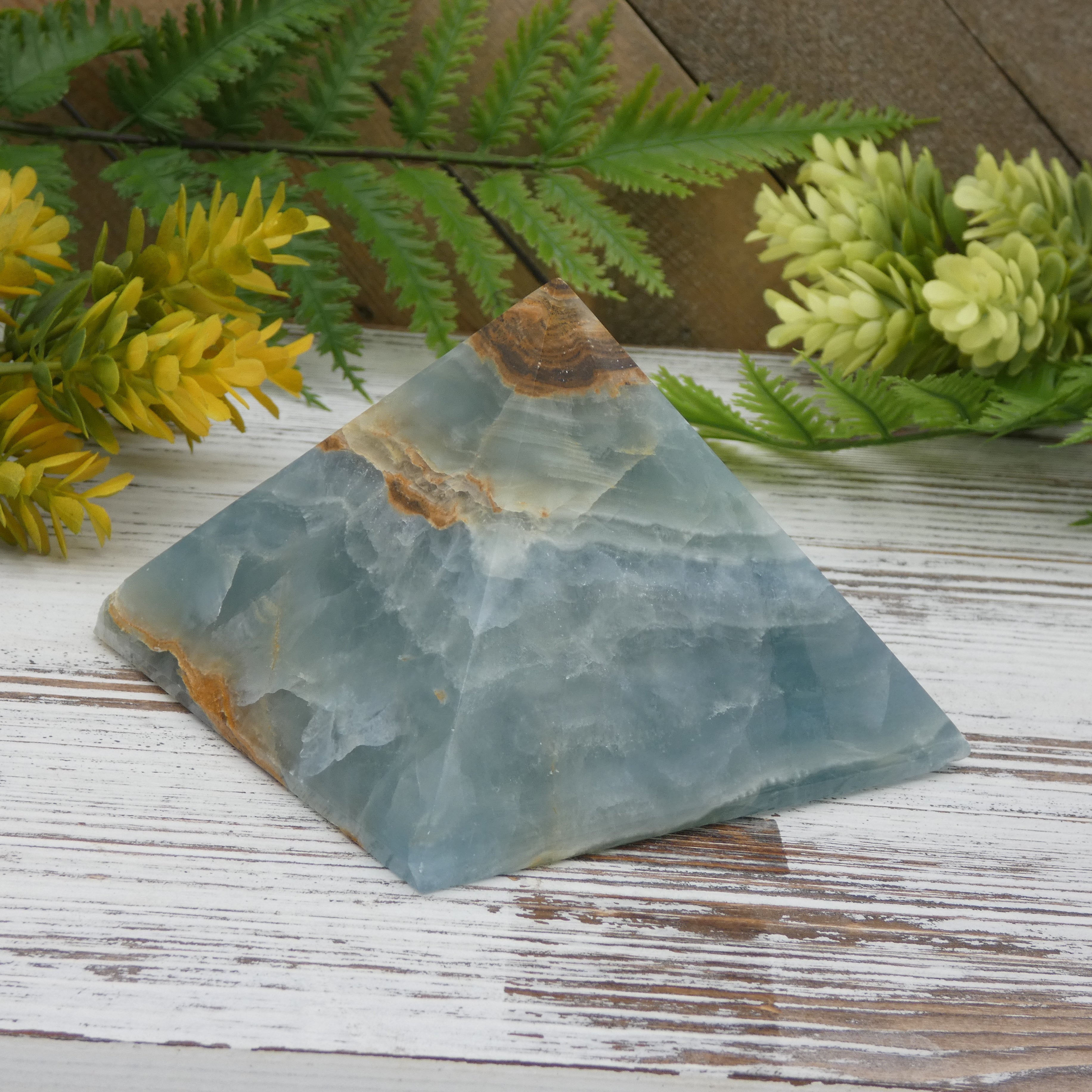 Blue Onyx Pyramid
