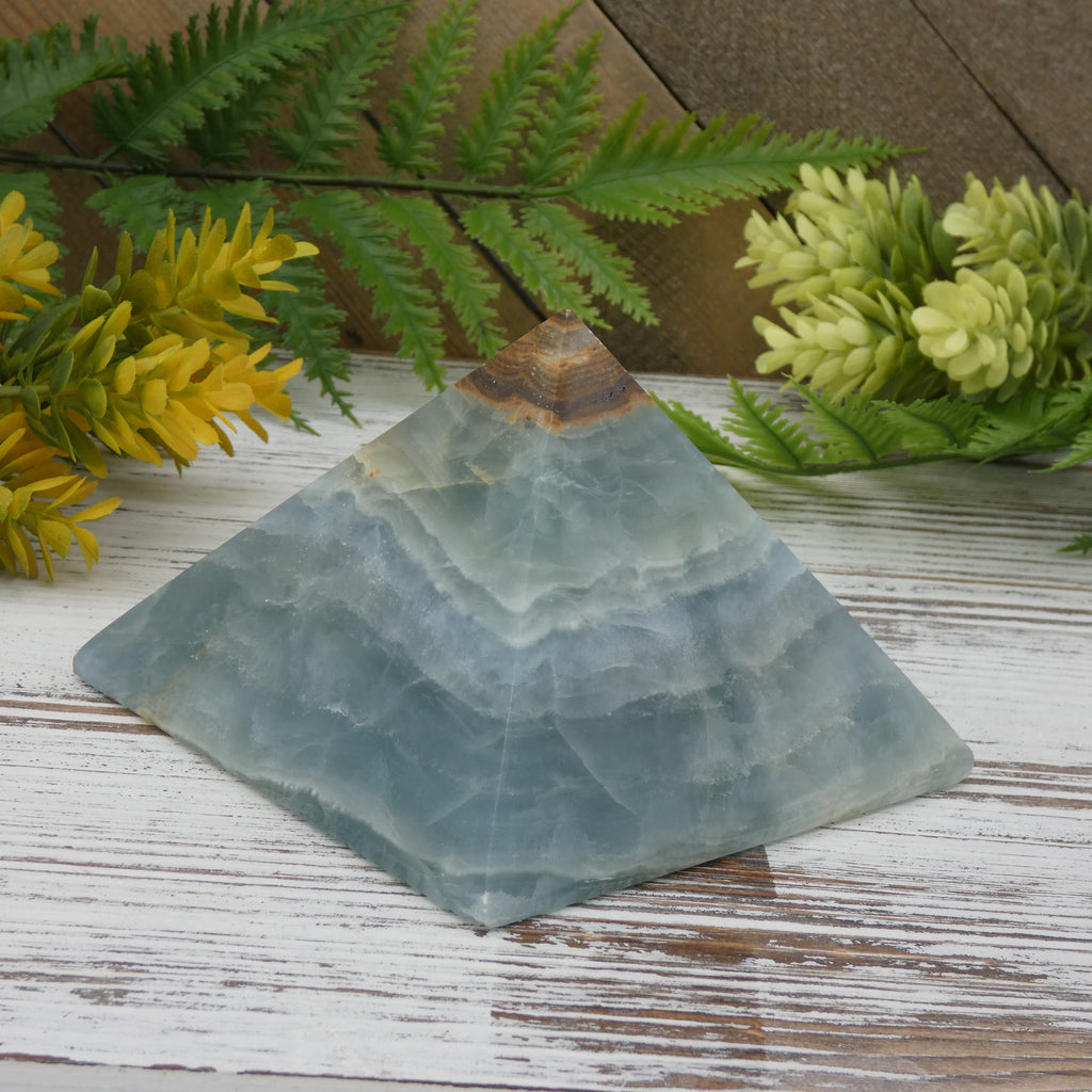 Blue Onyx Pyramid