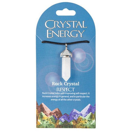 Crystal Energy Pendants: Respect (Crystal Rock)