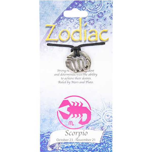 Signs Of The Zodiac Pendants: Scorpio