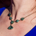 Faceted Emerald Necklace