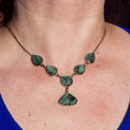 Faceted Emerald Necklace