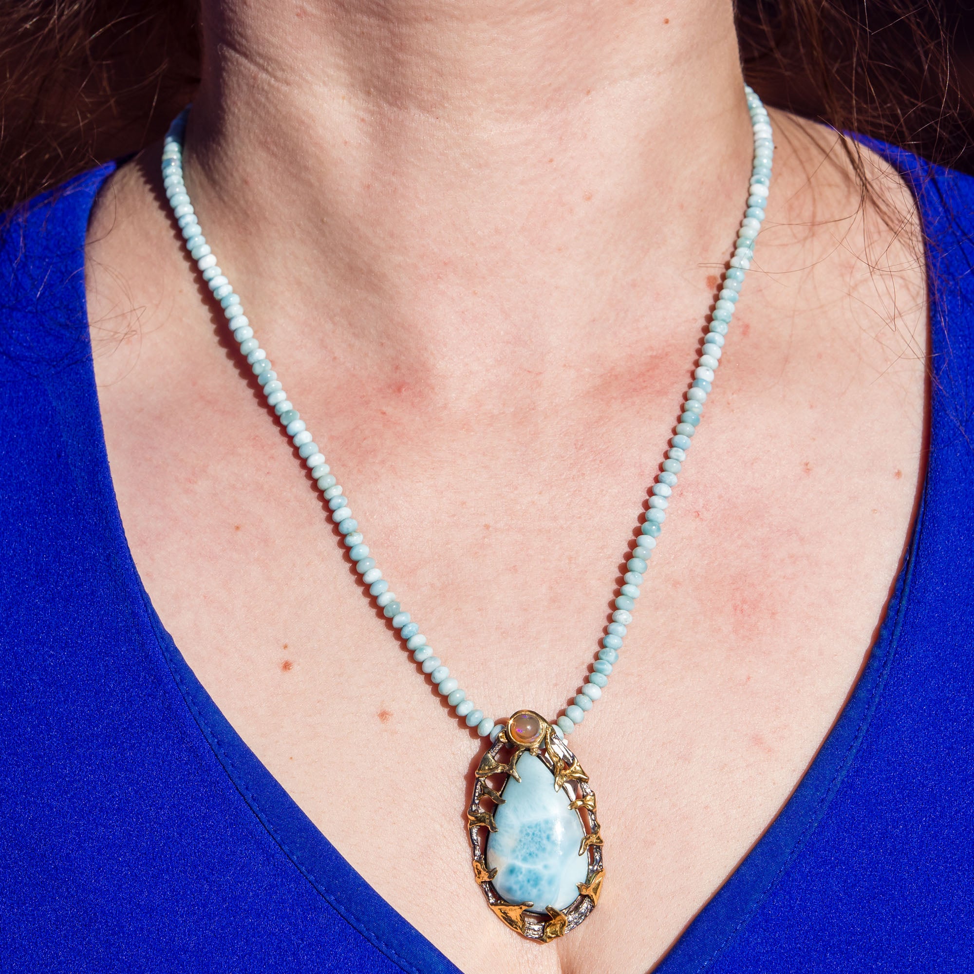 Larimar Necklace