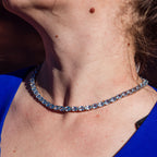 Blue Topaz Choker