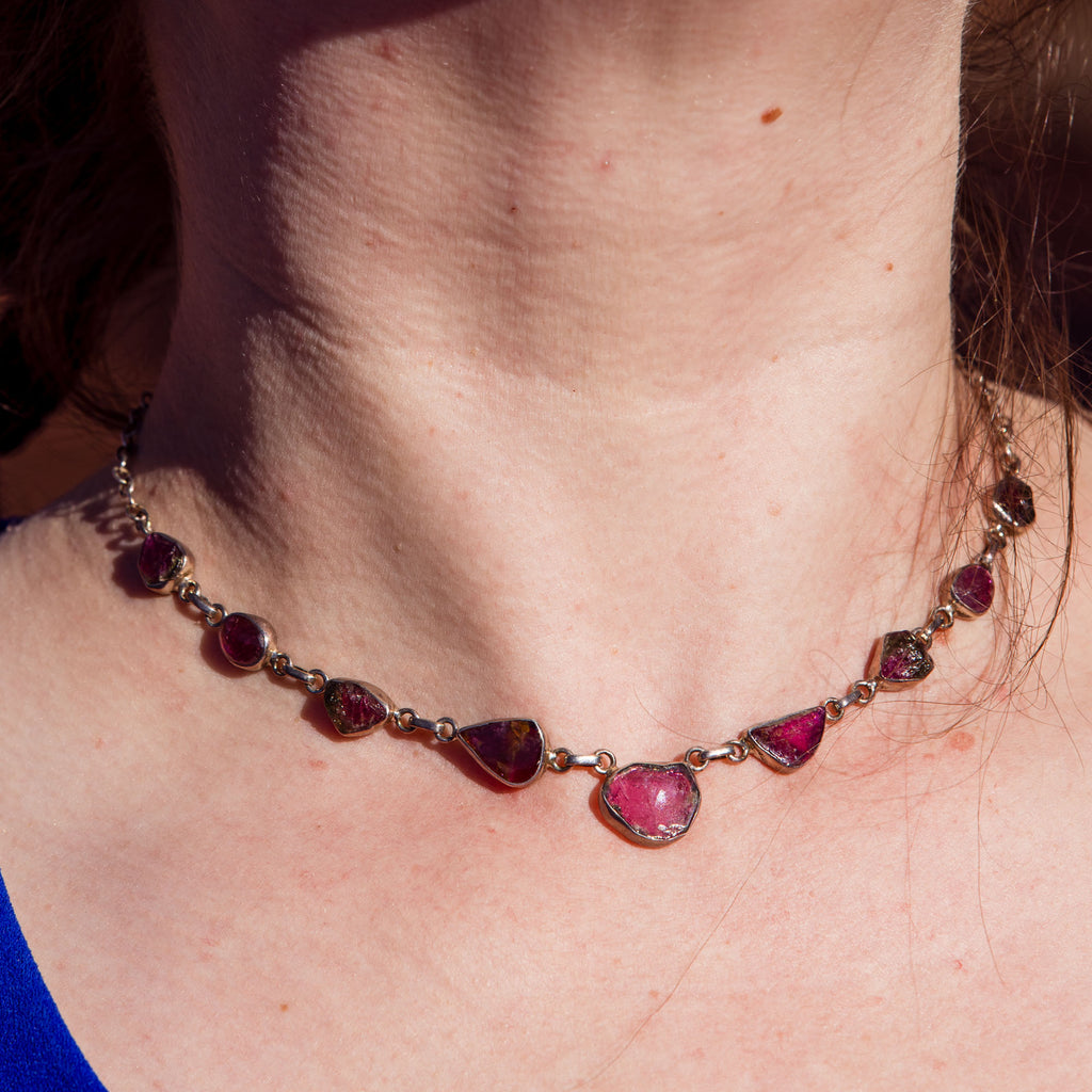 Watermelon Tourmaline Necklace