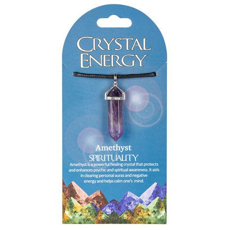 Crystal Energy Pendants: Spirituality (Amethyst)