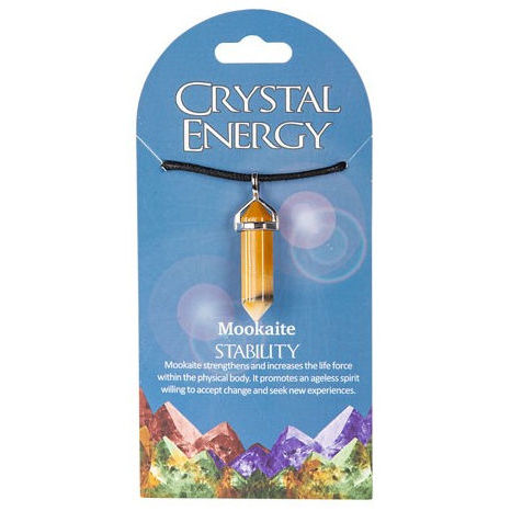 Crystal Energy Pendants: Stability (Mookaite Jasper)
