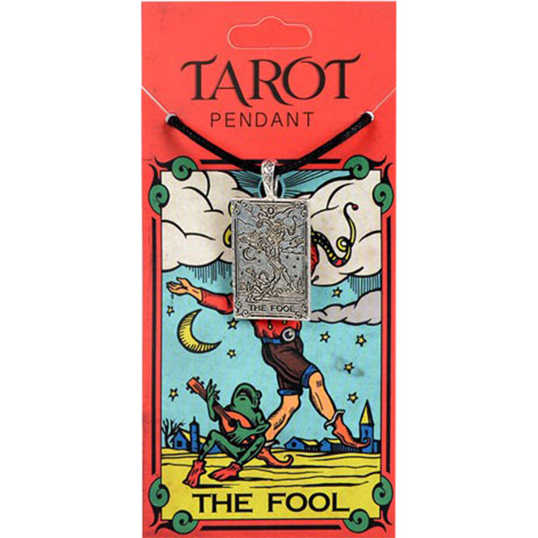 Tarot Necklace on a cotton cord: The Fool