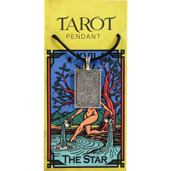 Tarot Necklace on a cotton cord: The Star